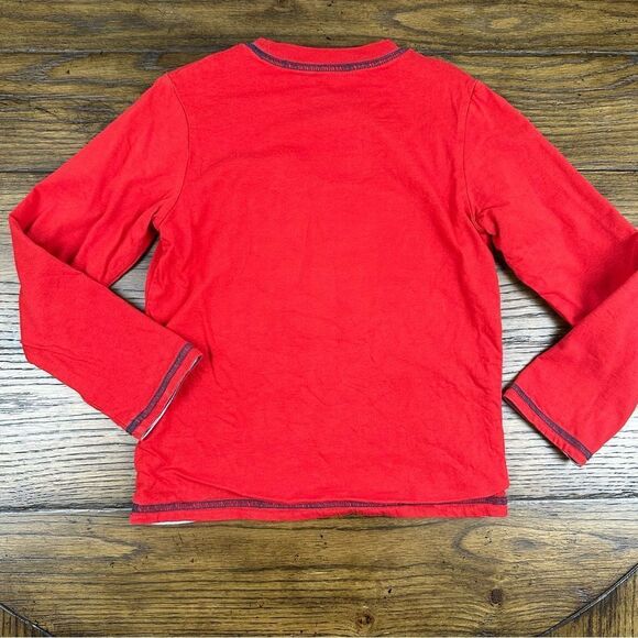 Janie and Jack Red Boys Fire Truck Reversible Tee - Picture 4 of 7